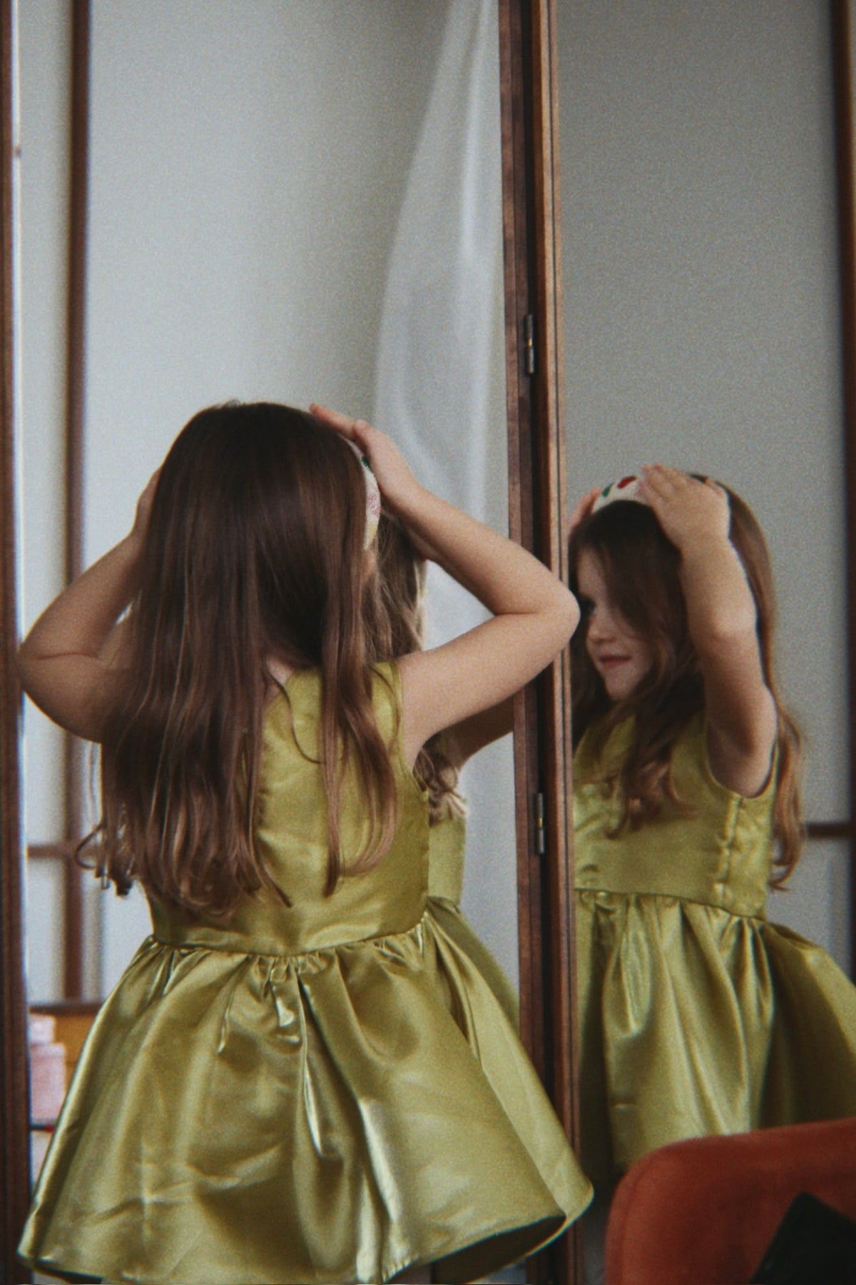 Konges Sløjd Bellis Dress GRS in Fir Green, image 7 of 8