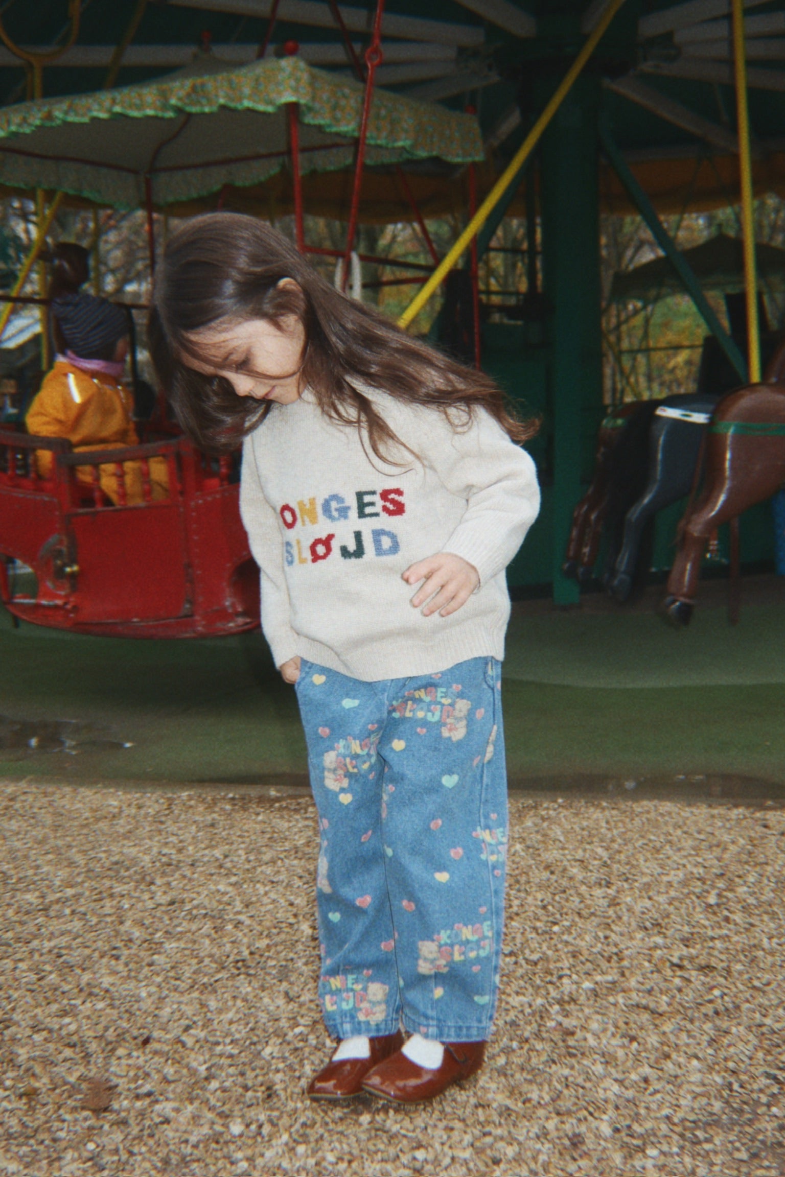 Magot Frill Pants on model
