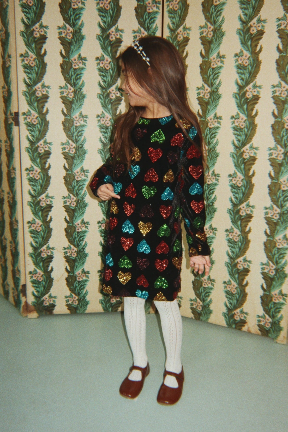 Konges Sløjd Cuore Dress in Amour Sequin, party look