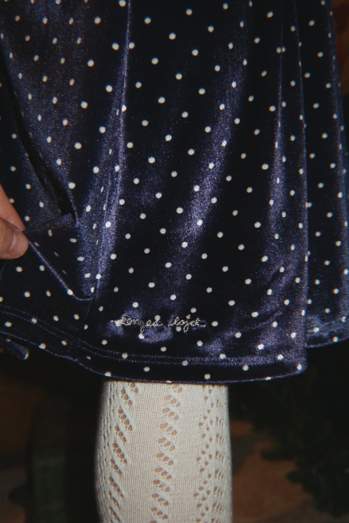 Konges Sløjd Ditzy Dress in Ditzy Dot, festive look