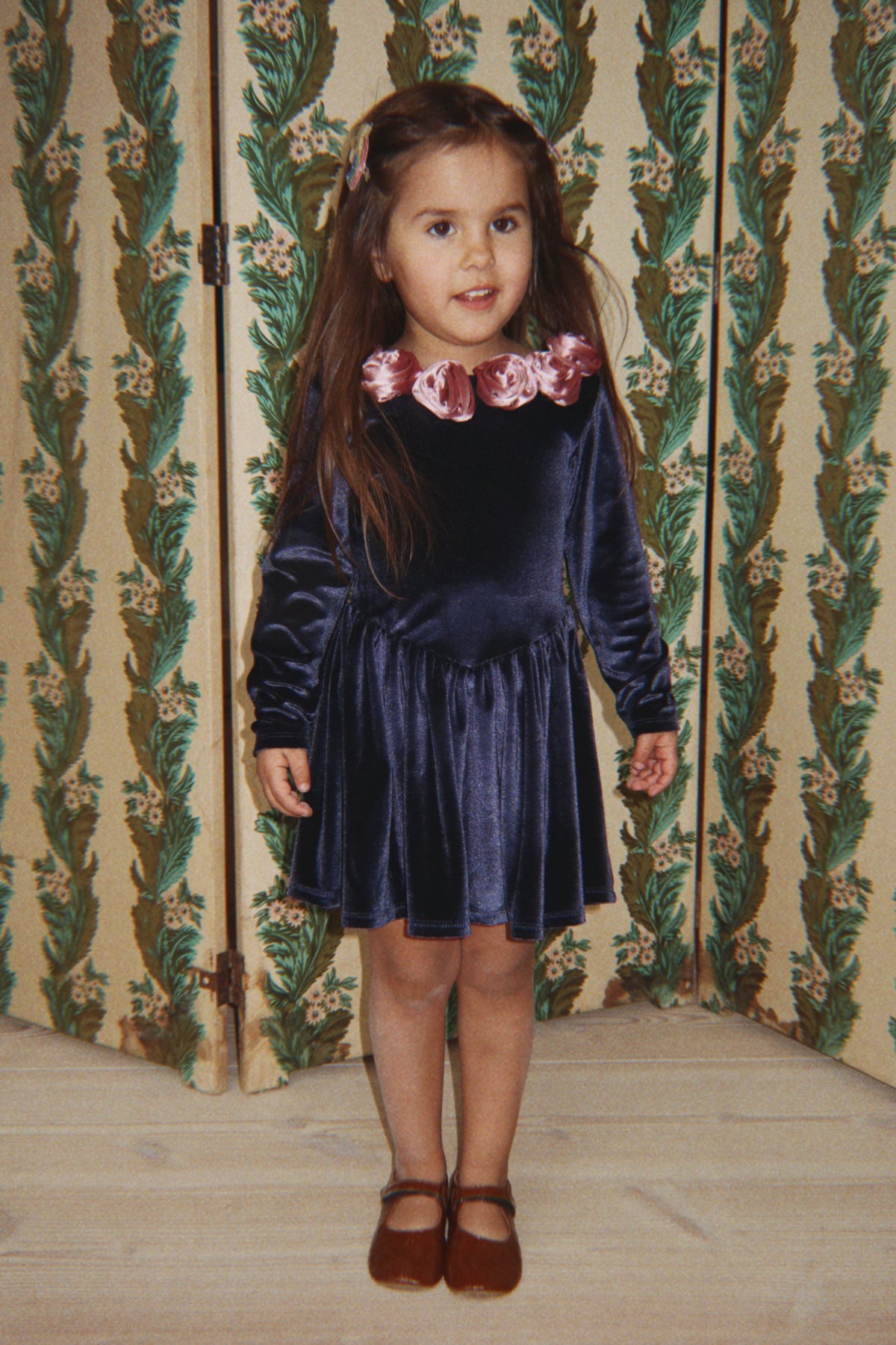 Konges Sløjd Rosetta Dress in Navy, festive look