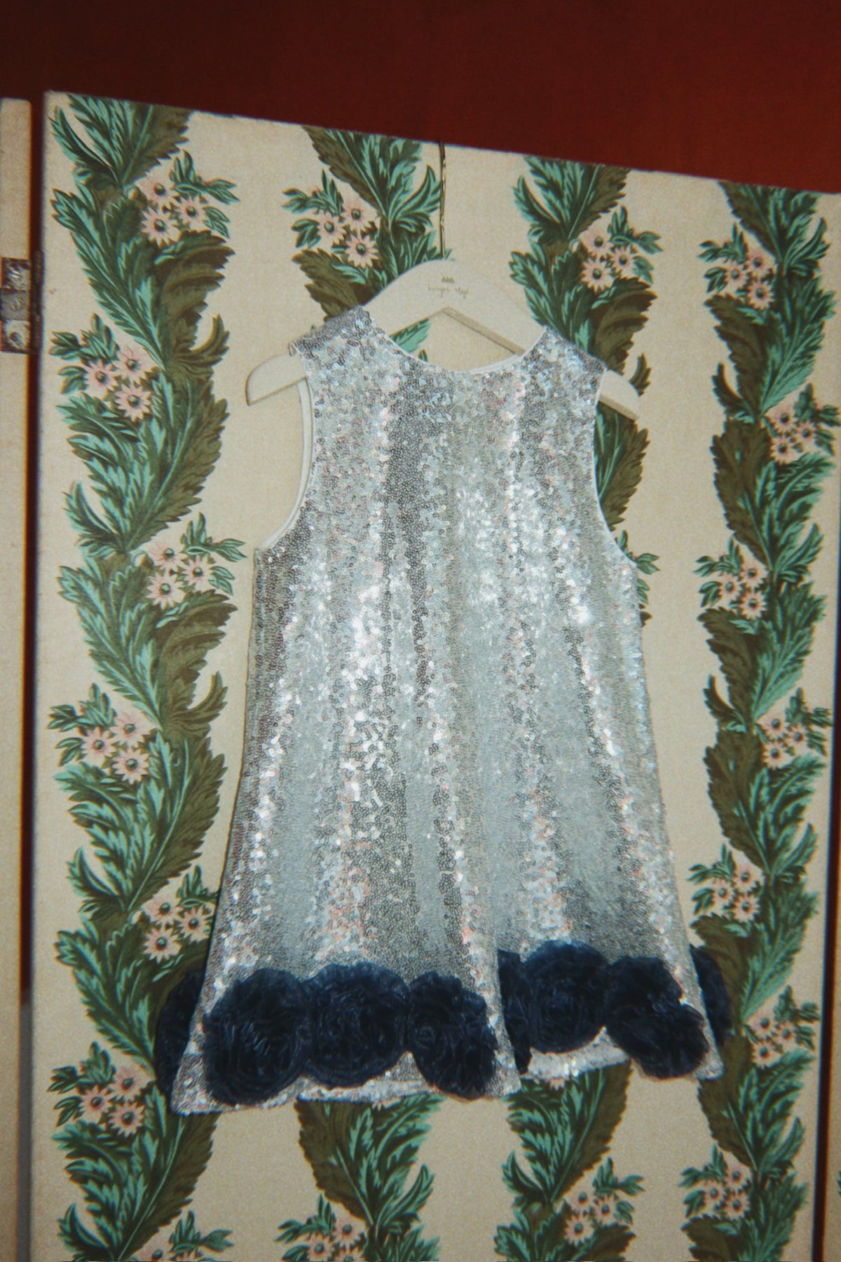 Konges Sløjd Tindra Rose Dress in Silver, worn