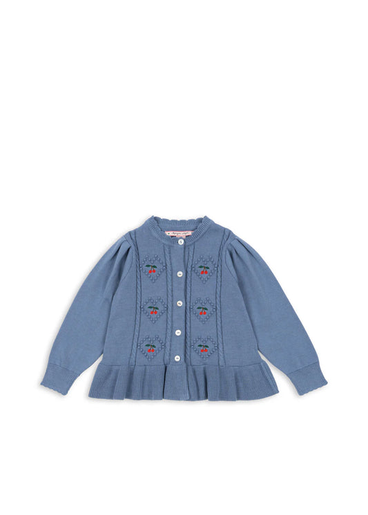 SOLEIL CARDIGAN - country blue