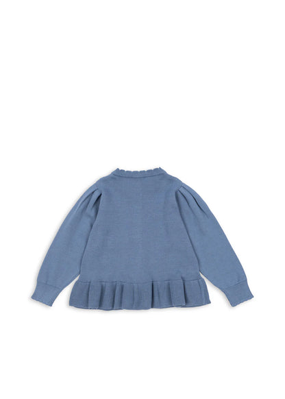 SOLEIL CARDIGAN - country blue