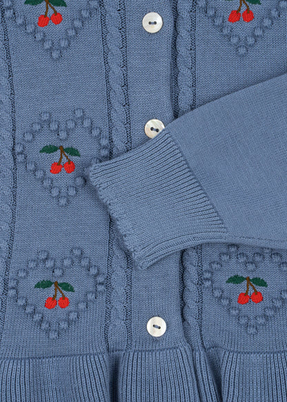 SOLEIL CARDIGAN - country blue