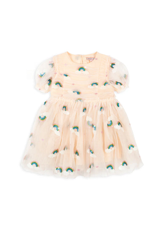 TULLIE DRESS rainbow glitter