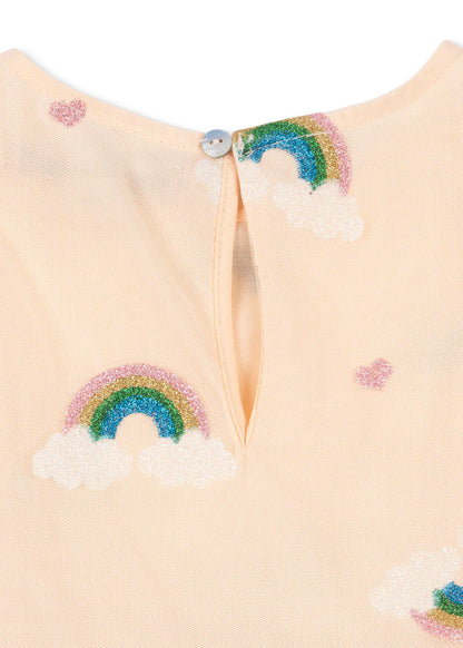 TULLIE DRESS rainbow glitter