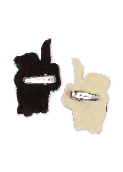 2 PACK BOW KITTY HAIR CLIP - bow kitty