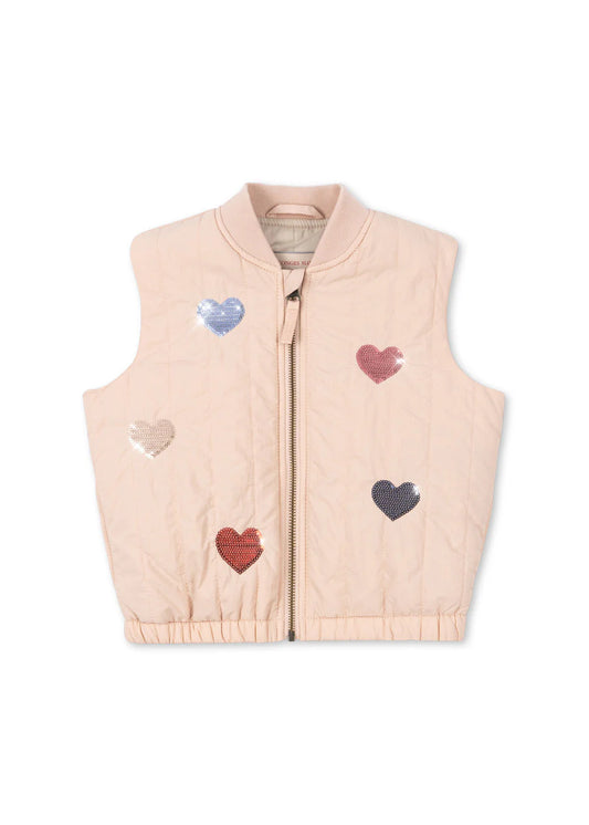 JUNO VEST - cameo rose