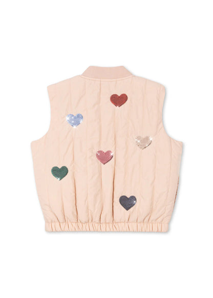 JUNO VEST - cameo rose