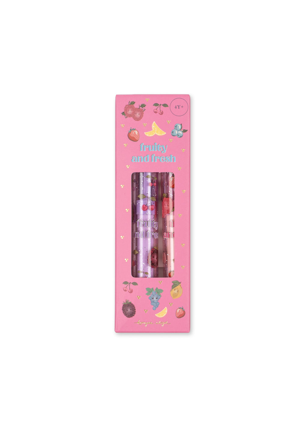 Konges Sløjd Erasers With Scent 2 Pcs in Cherry, packshot 4