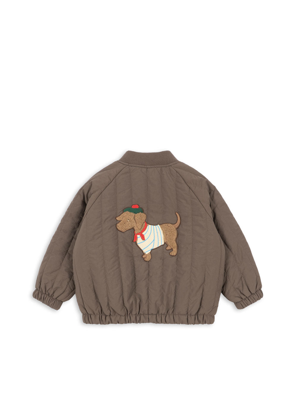 Juno Terry Bomber Jacket walnut