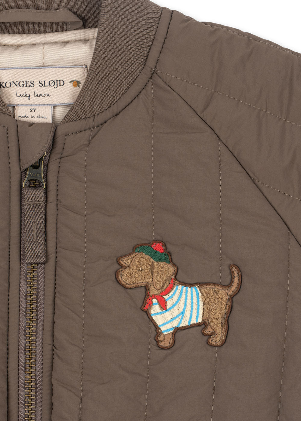 Juno Terry Bomber Jacket detail 2