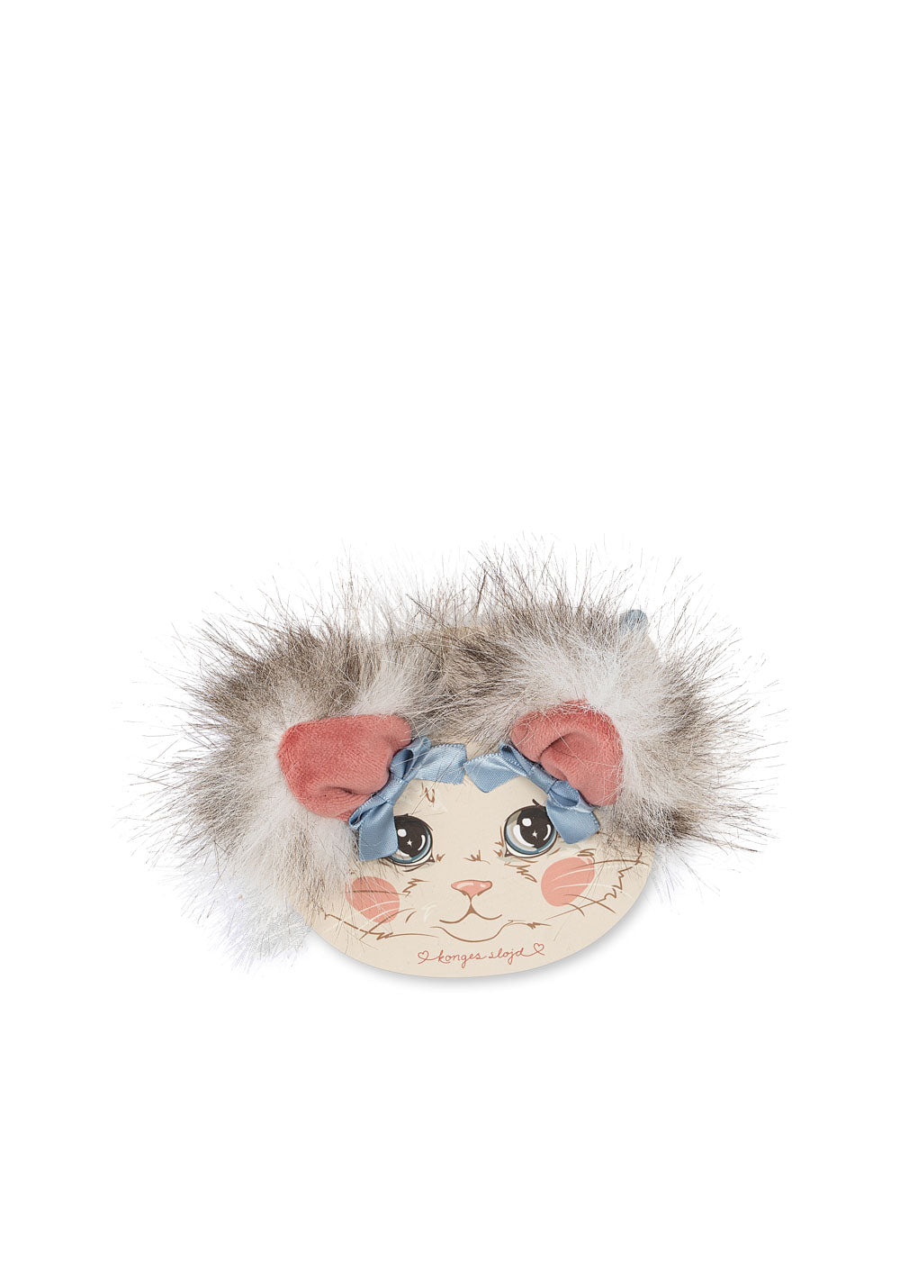 2 Pack Kitty Furry Ear Clip