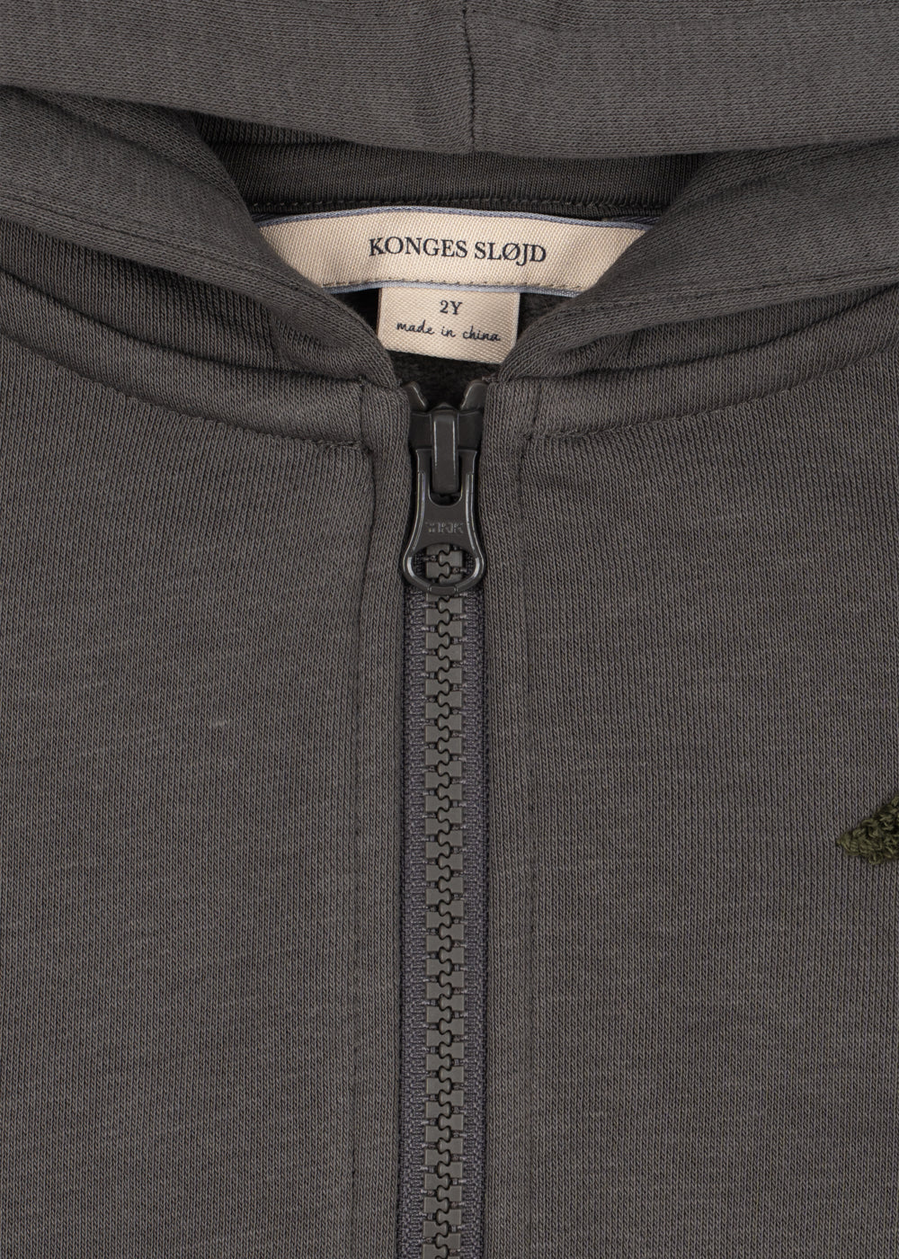 Lou Sweat Zip Hood GOTS - Magnet – Konges Sløjd