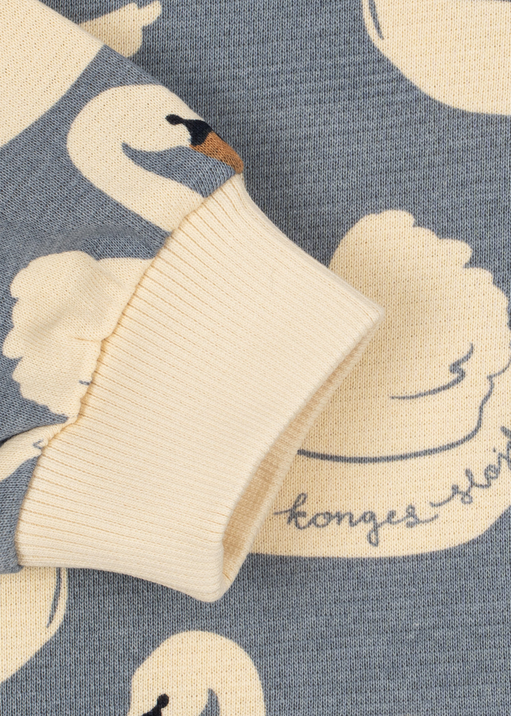 Loupy Print Sweat Dress GOTS - Swan – Konges Sløjd