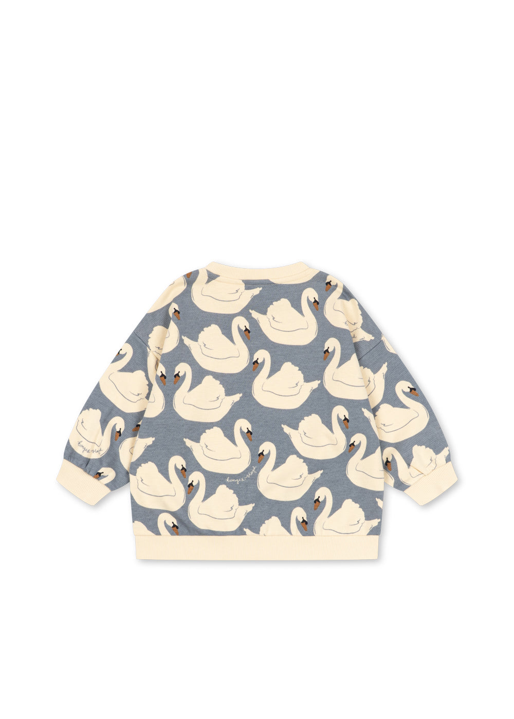 Loupy Print Sweat Shirt GOTS - Swan – Konges Sløjd