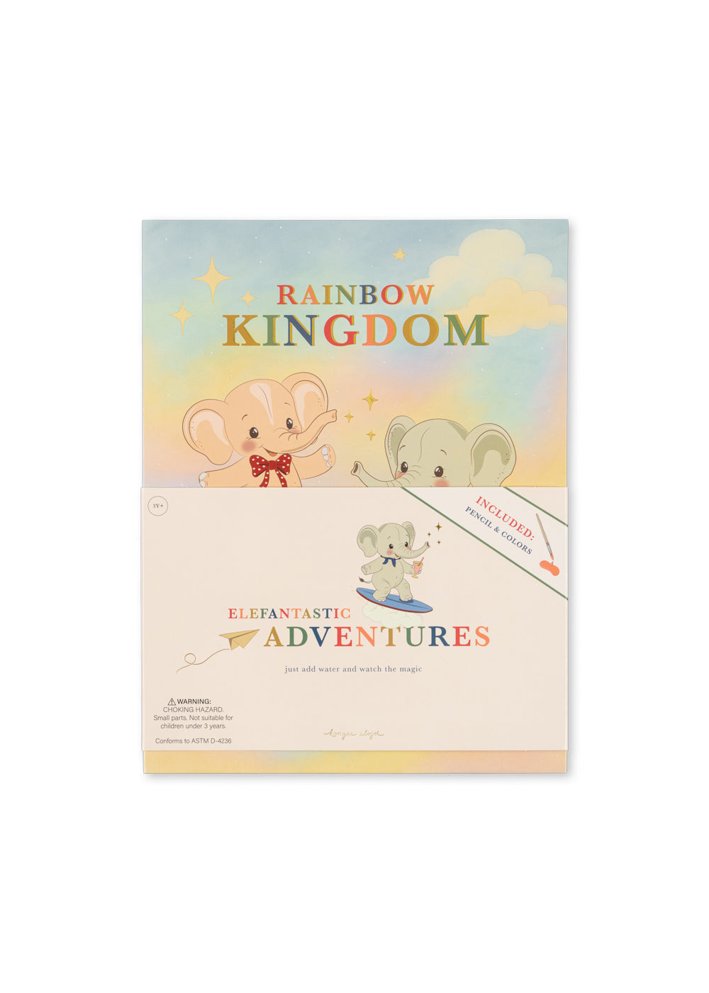 Rainbow Watercolor Book multi