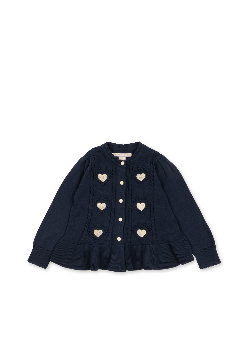 Konges Sløjd Soleil Cardigan GOTS in Total Eclipse, packshot 1