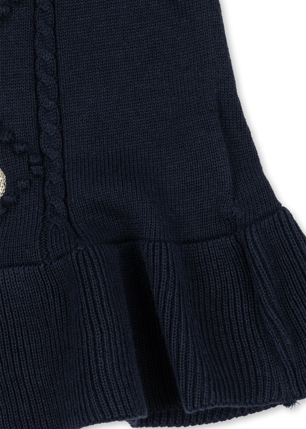 Konges Sløjd Soleil Cardigan GOTS in Total Eclipse, packshot 5 detail