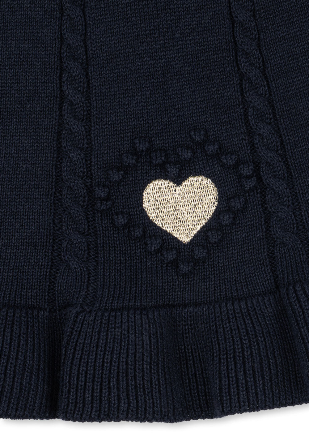 Konges Sløjd Soleil Skirt GOTS in Total Eclipse, packshot 3 detail