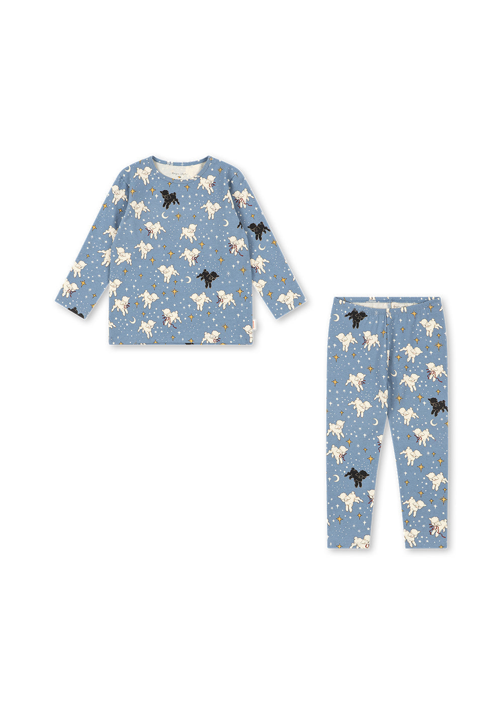 Konges Sløjd Basic Blouse/Pants Set GOTS in Sheepy, packshot 1