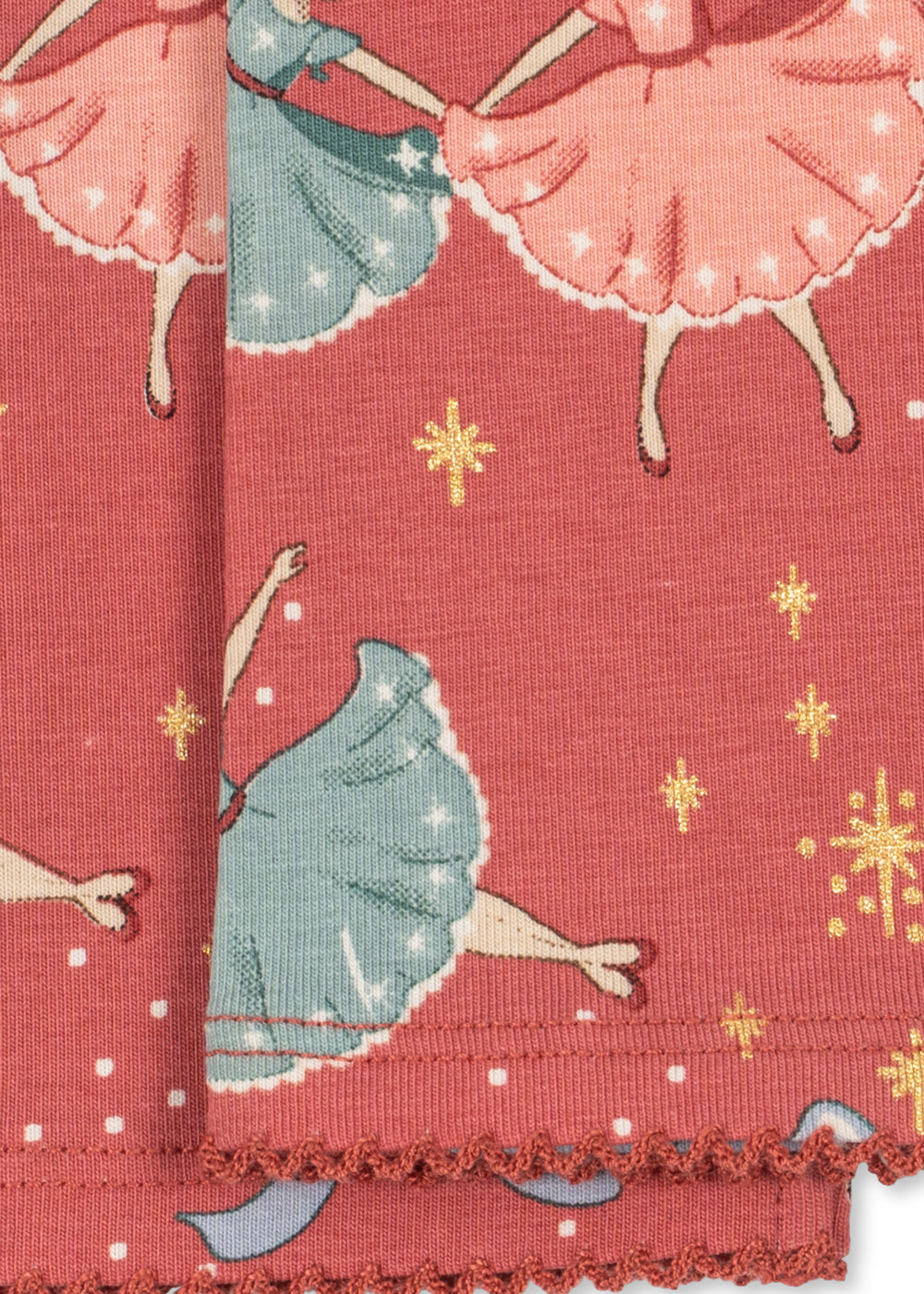 Konges Sløjd Basic Blouse/Pants Set GOTS in Bow Ballerina Blush, packshot 5