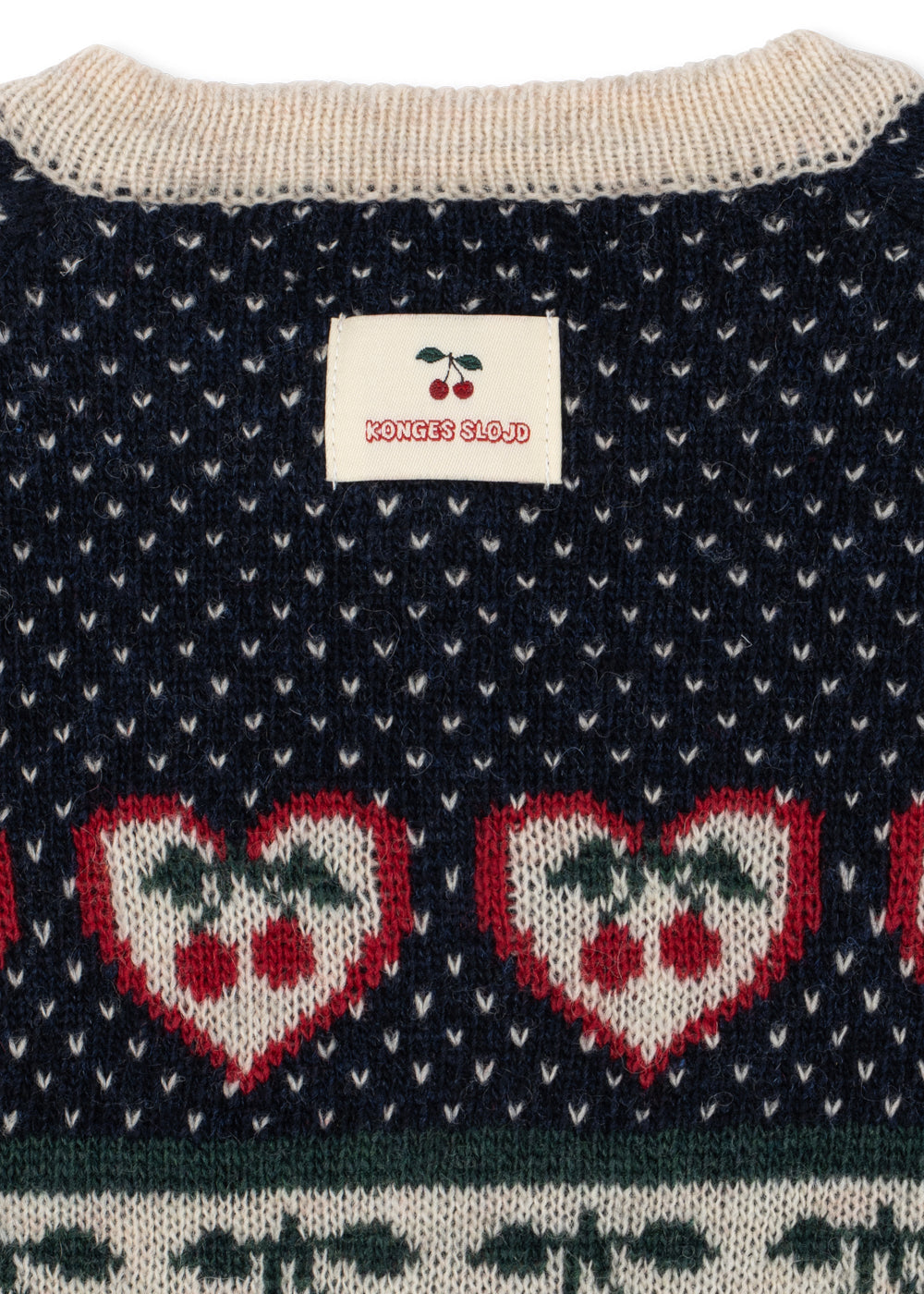 Konges Sløjd Belou Cardigan in Cherry, product view 3