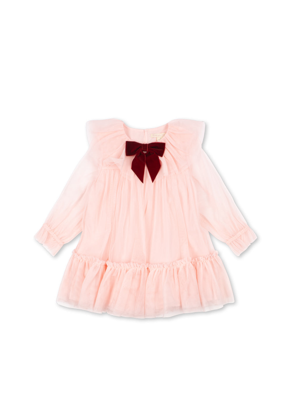 Konges Sløjd Bow Dress in Creole Pink, front view