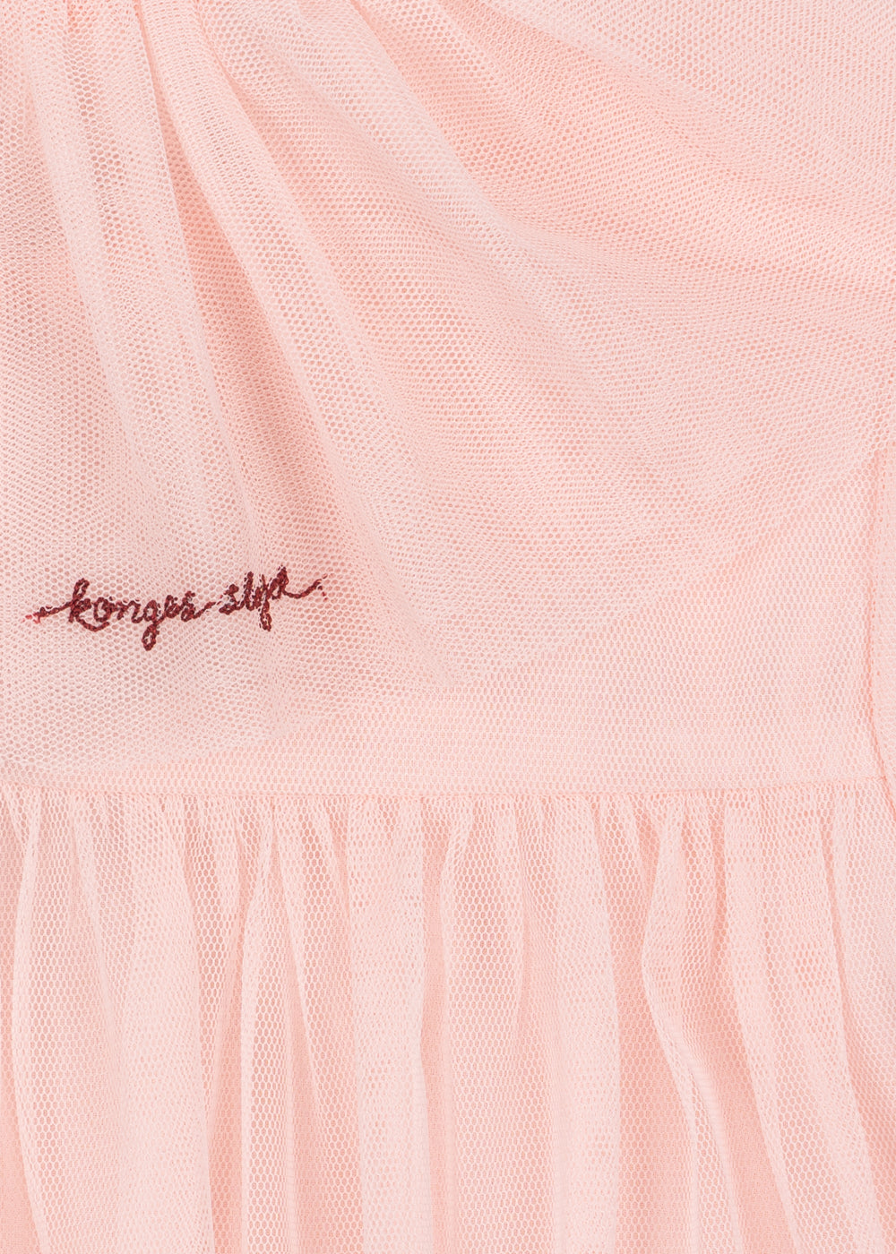 Konges Sløjd Bow Dress in Creole Pink, velvet bow detail