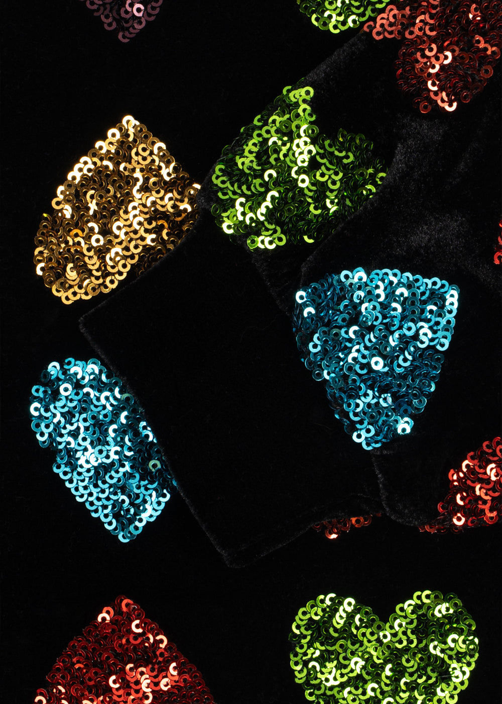 Konges Sløjd Cuore Sweat Shirt in Amour Sequin, packshot 4 detail
