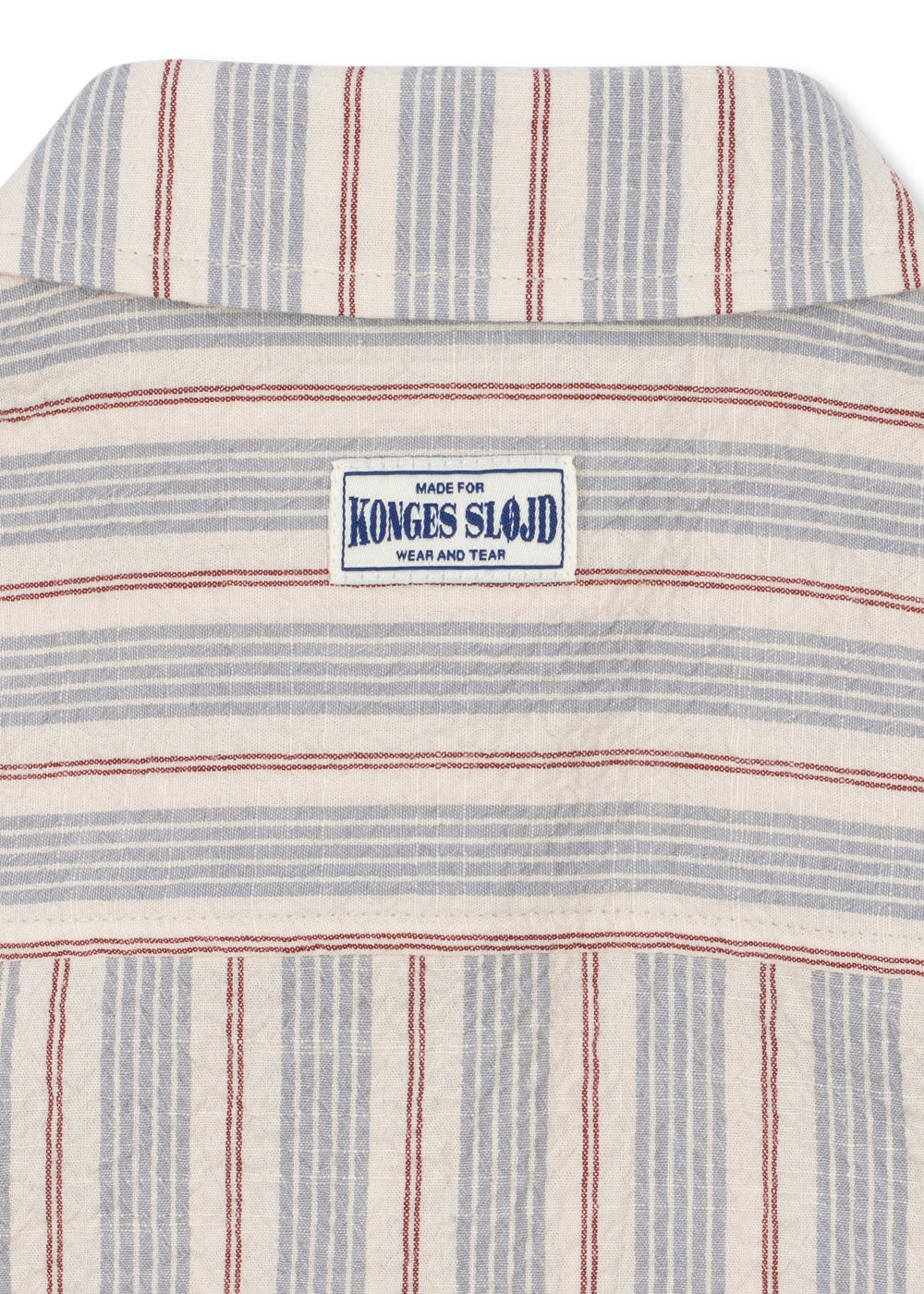 Konges Sløjd Elliot LS Shirt GOTS in Tocororo Stripe, packshot 3