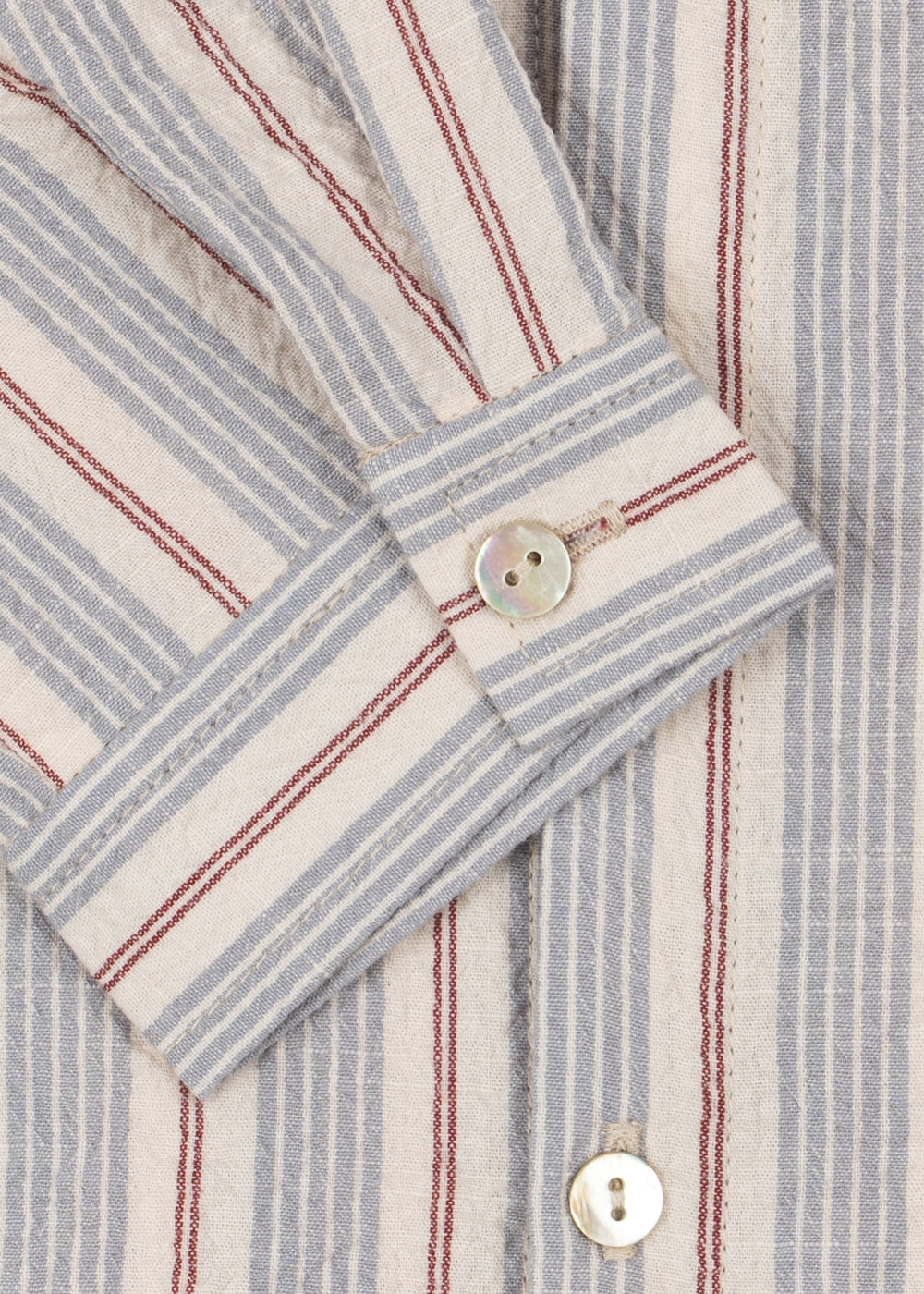 Konges Sløjd Elliot LS Shirt GOTS in Tocororo Stripe, packshot 4