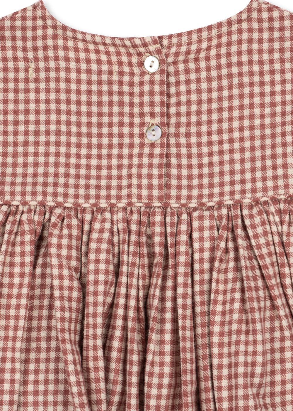 Konges Sløjd Foret Dress GOTS in Canyon Check, image 3 of 4