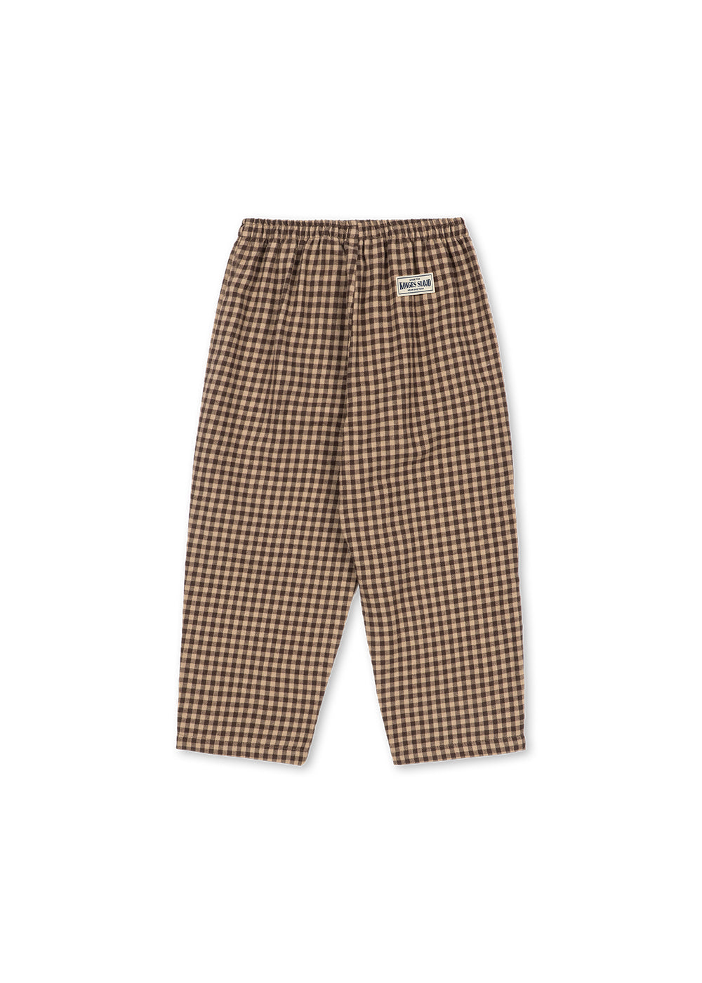 Konges Sløjd Foret Pants GOTS in Chocolate Check, packshot 2