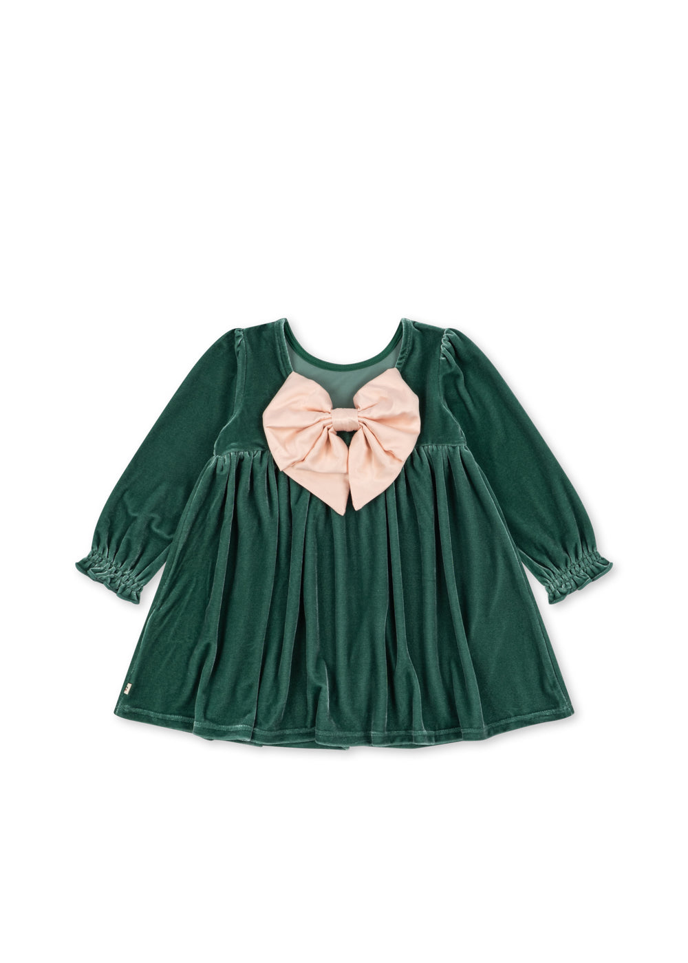 Konges Sløjd Gia Bow Dress GRS in Fir, product view