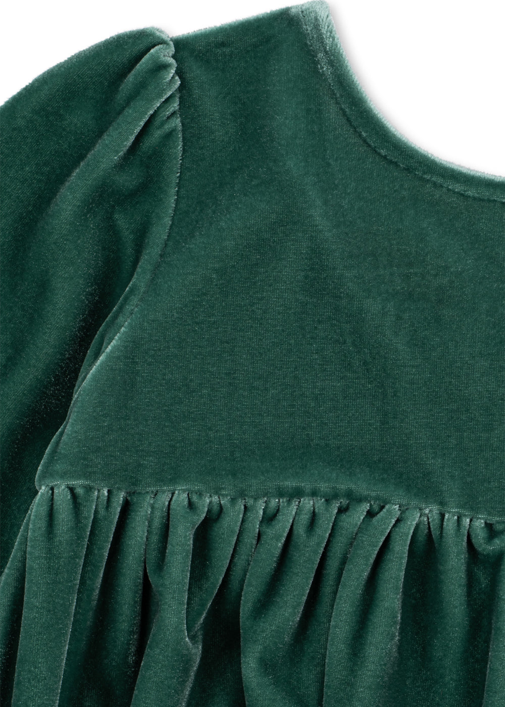Konges Sløjd Gia Bow Dress in Fir, bow detail