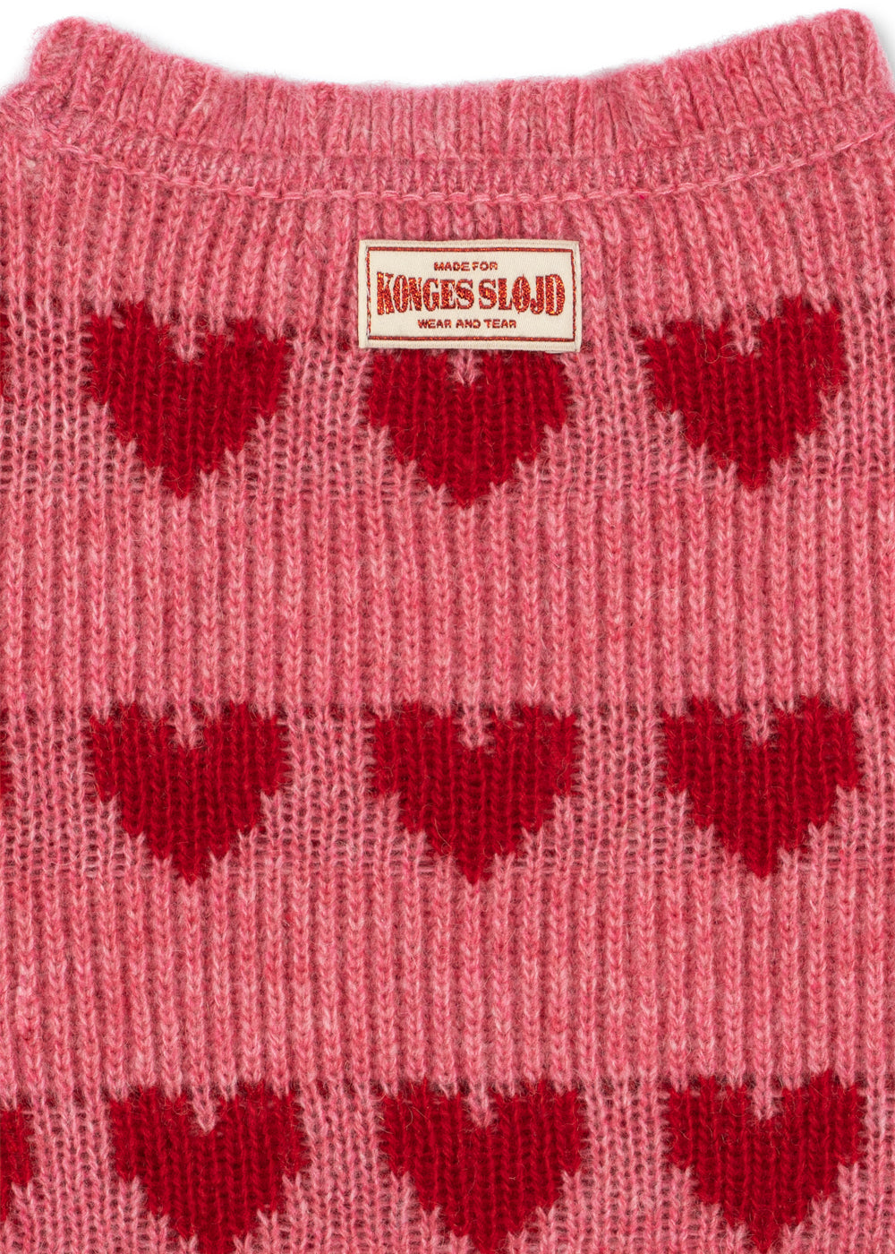 Konges Sløjd Laula Sweater in Heart, packshot 3 detail