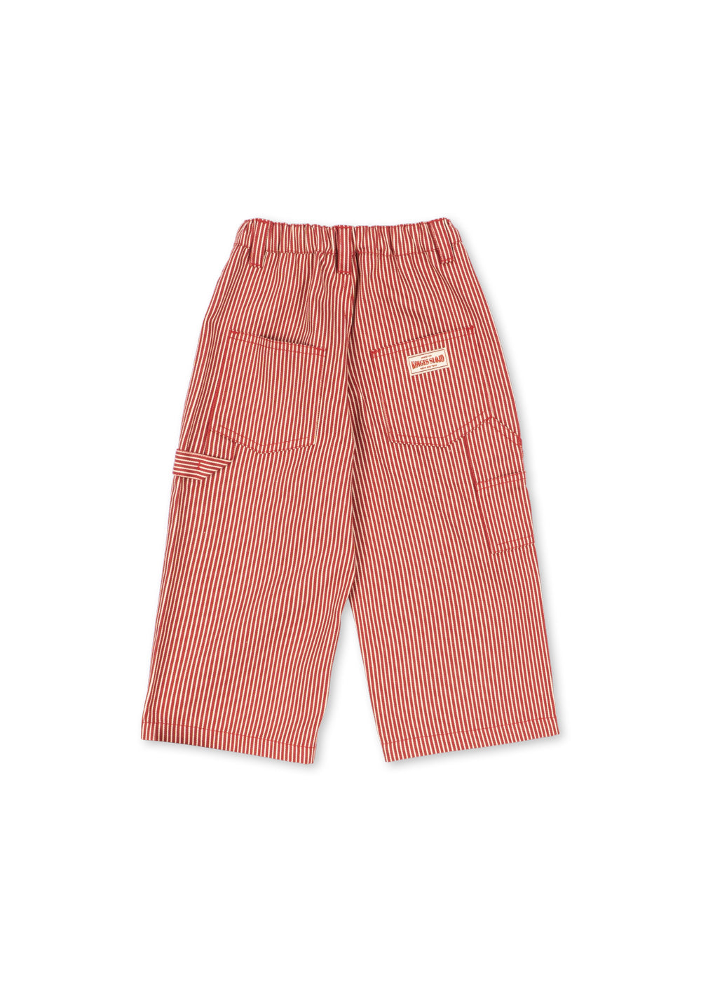 Konges Sløjd Luc Pants GOTS in Milk Rouge Stripe, image 2 of 8