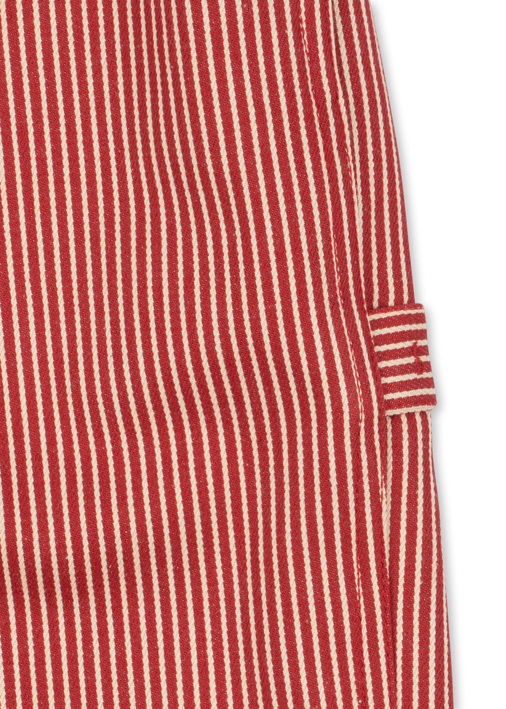 Konges Sløjd Luc Pants GOTS in Milk Rouge Stripe, image 5 of 8