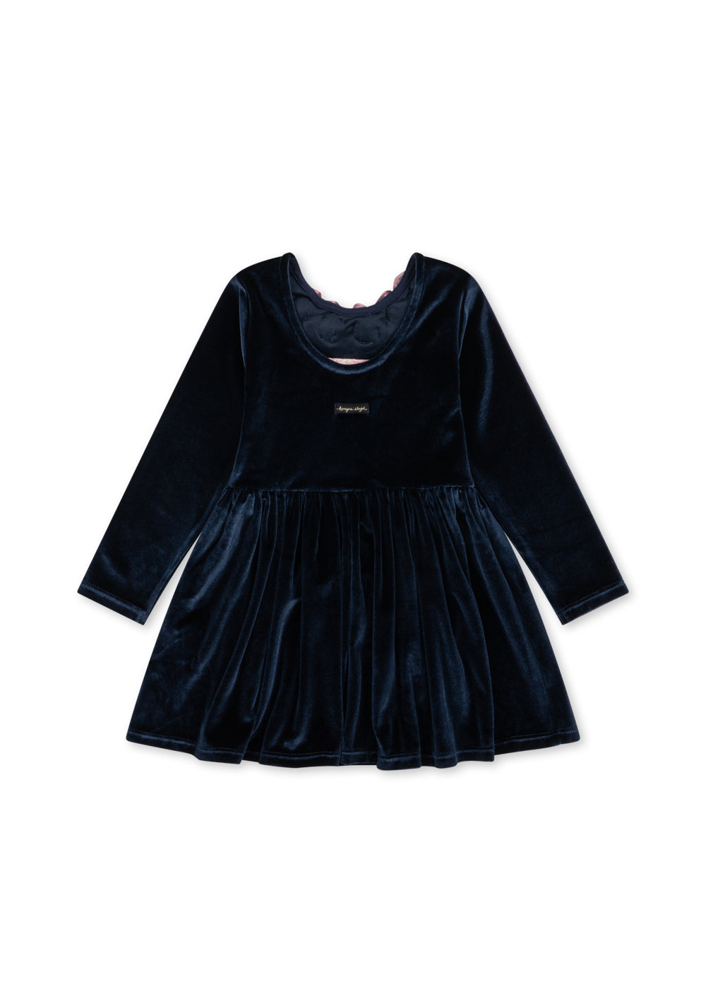 Konges Sløjd Rosetta Dress GRS in Navy, back view