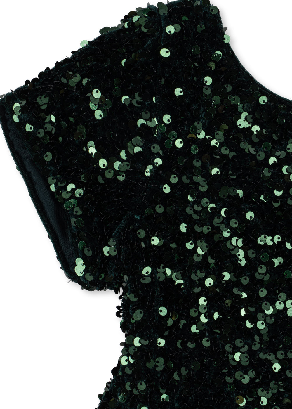 Konges Sløjd Tamira Ballerina Dress in Scarab, detail