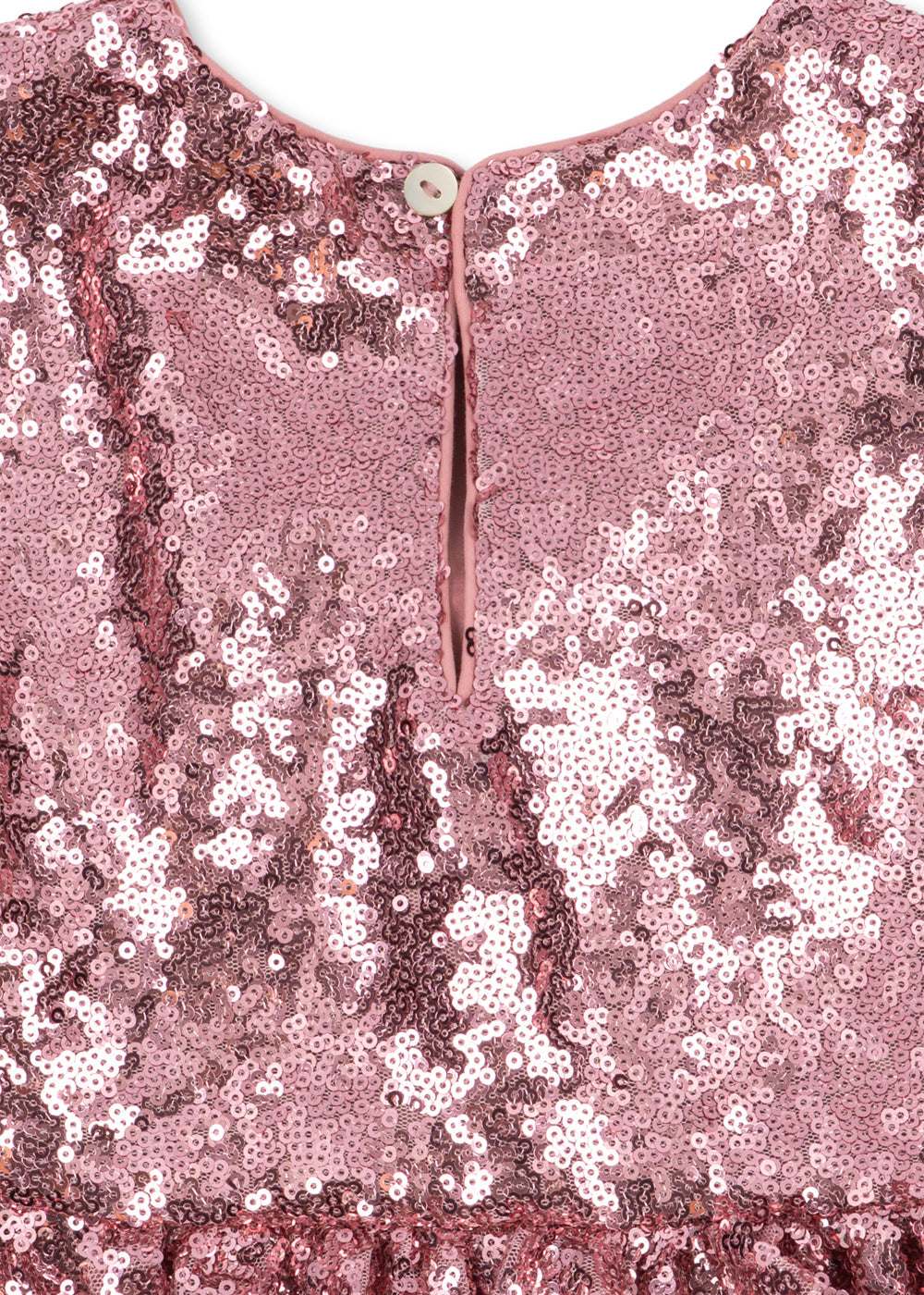 Konges Sløjd Tindra Dress in Mellow Rose, detail