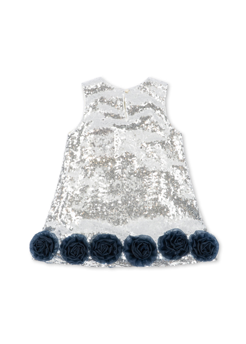 Konges Sløjd Tindra Rose Dress GRS in Silver, back view