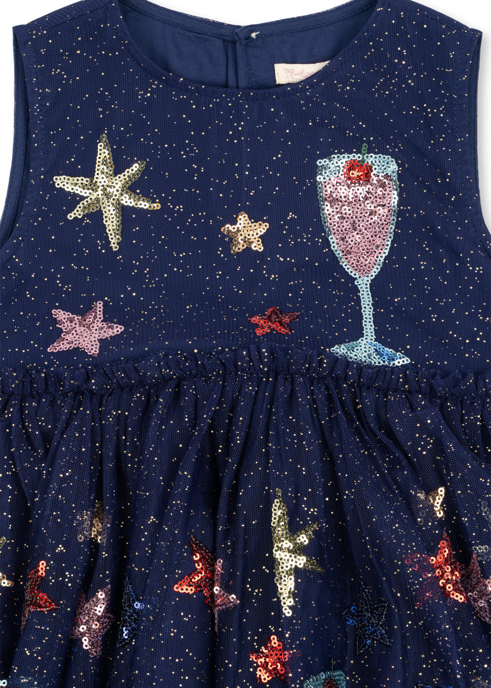Konges Sløjd Yvonne Dress in Bobbly, tulle detail