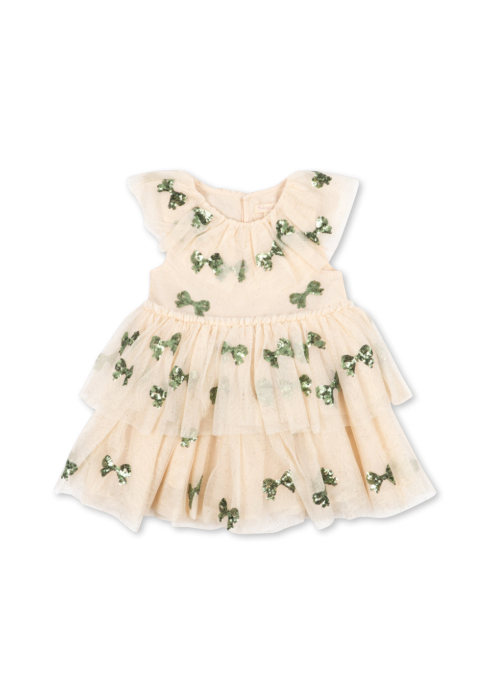 Konges Sløjd Yvonne Fairy Dress in Bowie Fir Sequin, front view