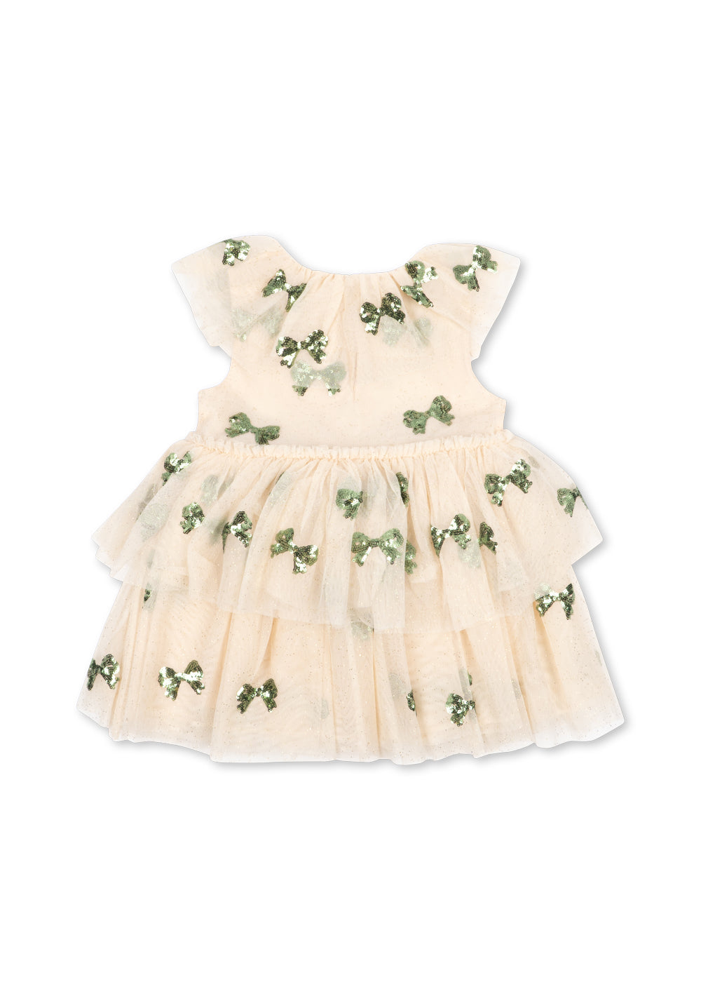 Konges Sløjd Yvonne Fairy Dress in Bowie Fir Sequin, back view