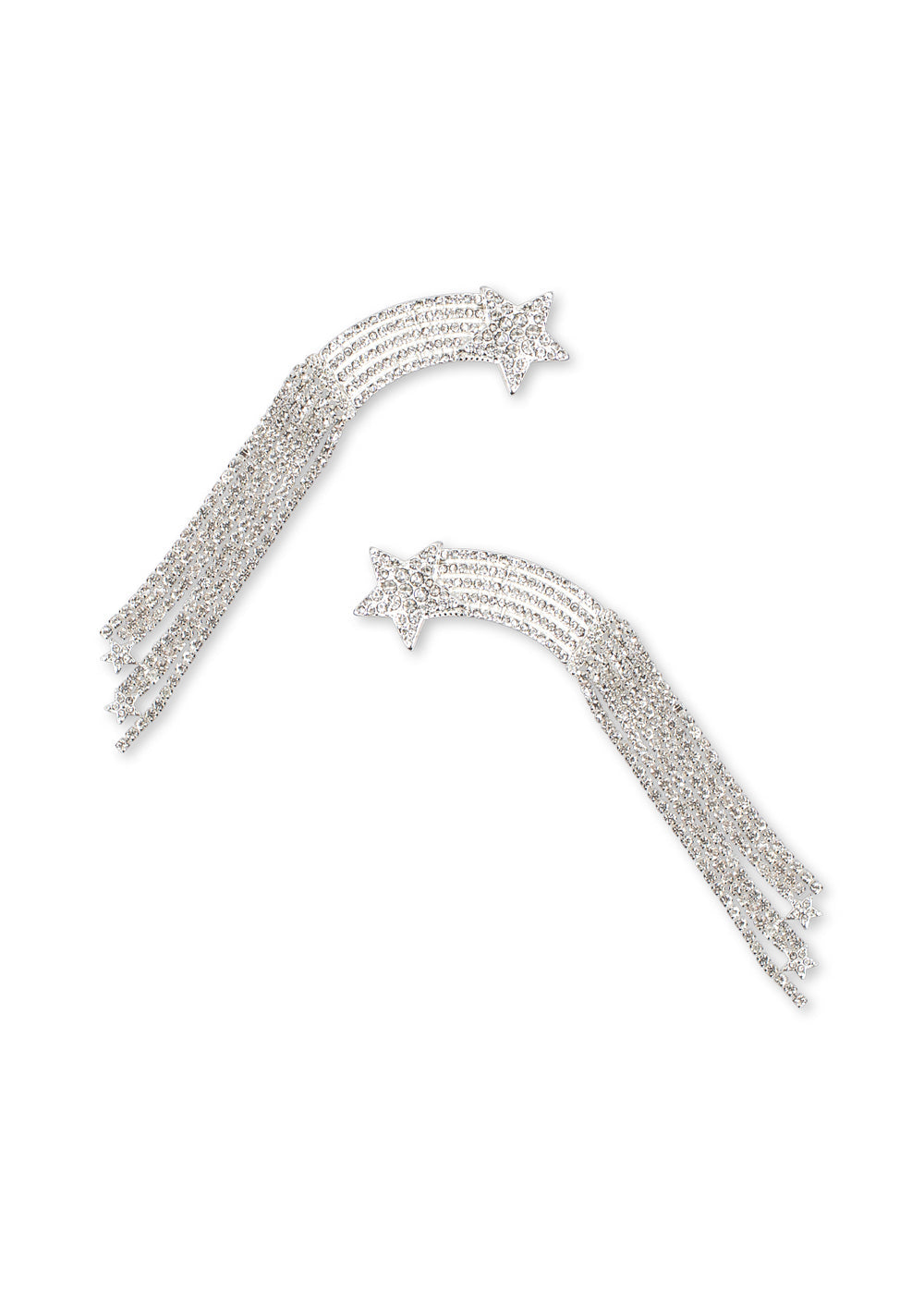 Konges Sløjd 2 Pack Sparkly Star Hair Clip in Silver Mix, alternate product view