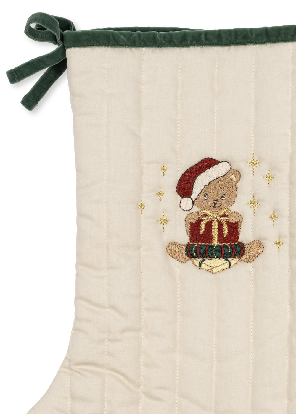 Konges Sløjd Christmas Stocking in Christmas Teddy, product view 3