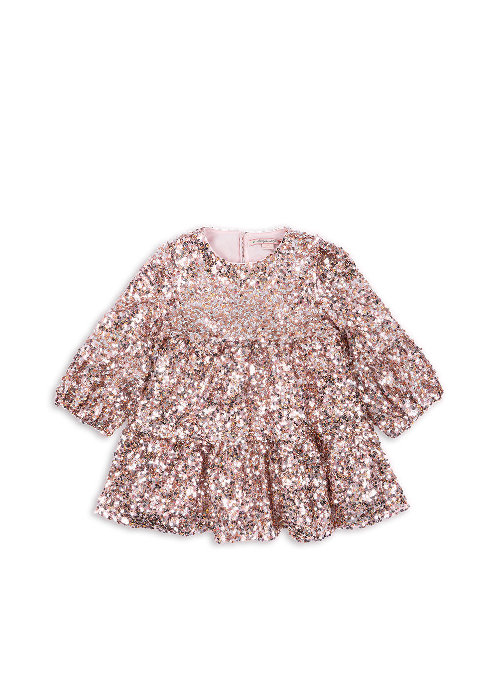 Lila Sequins Dress grey rosa
